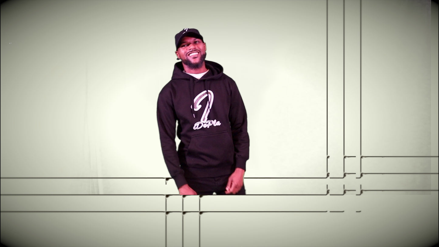 I...iDoPla | Black Hoodie | Slim Fit
