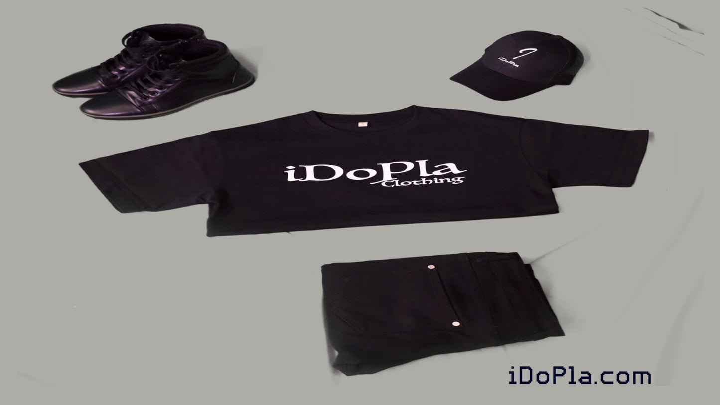 iDoPla Clothing | Black T-shirt