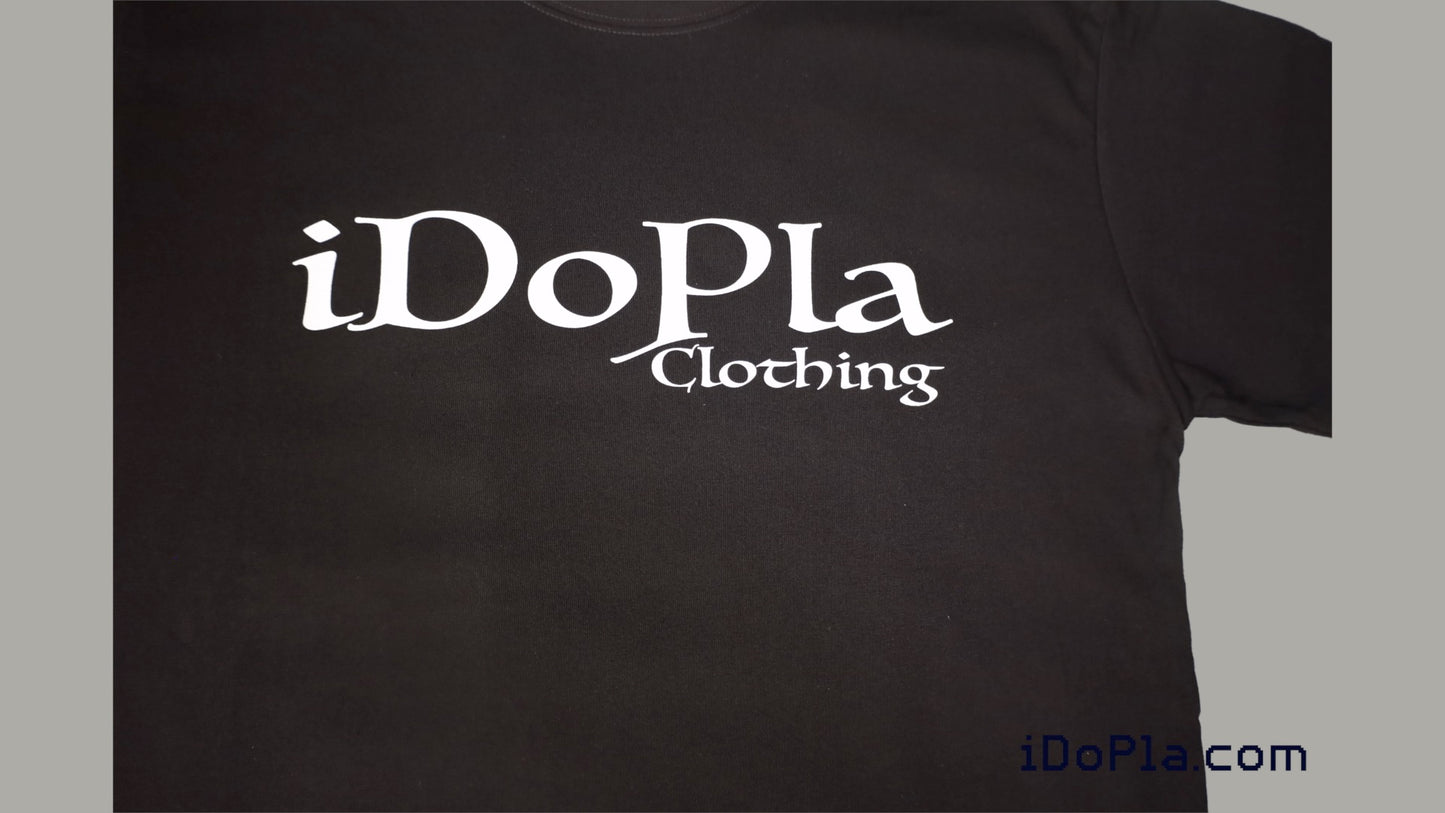 iDoPla Clothing | Black T-shirt