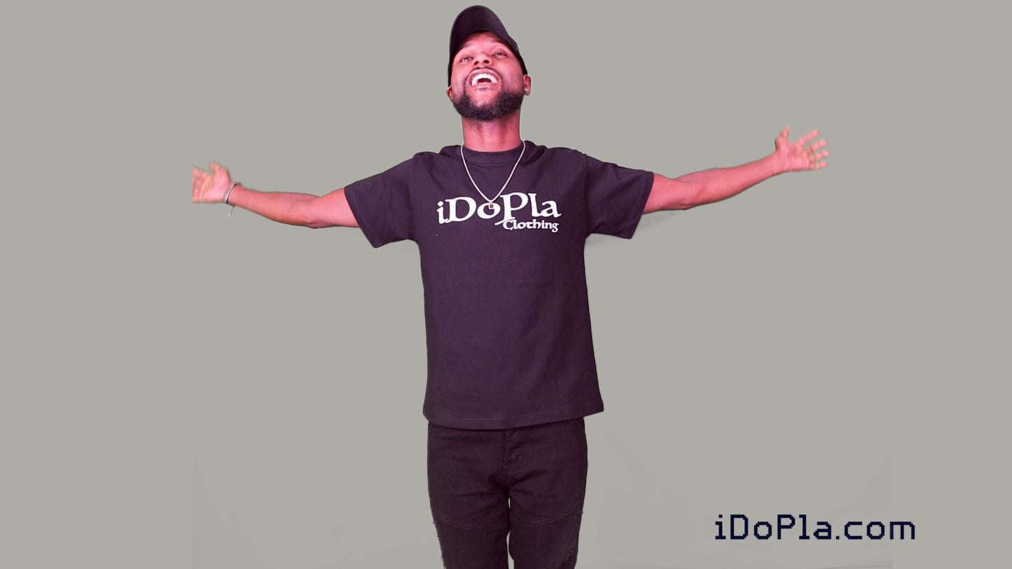 iDoPla Clothing | Black T-shirt