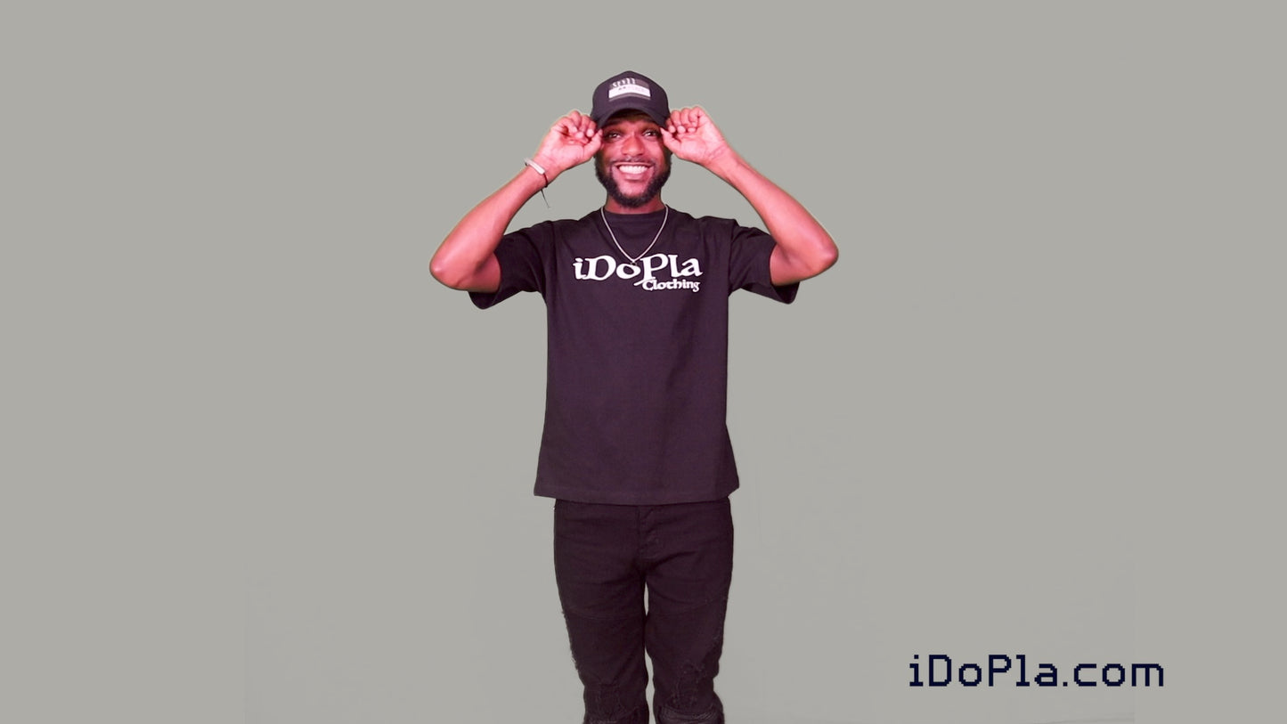 iDoPla Clothing | Black T-shirt