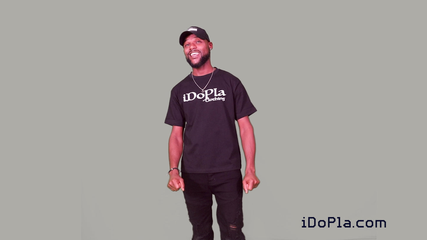 iDoPla Clothing | Black T-shirt