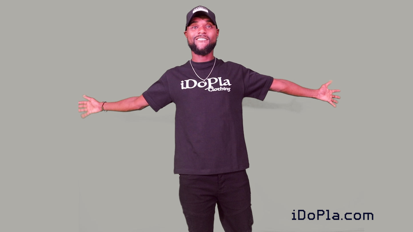 iDoPla Clothing | Black T-shirt