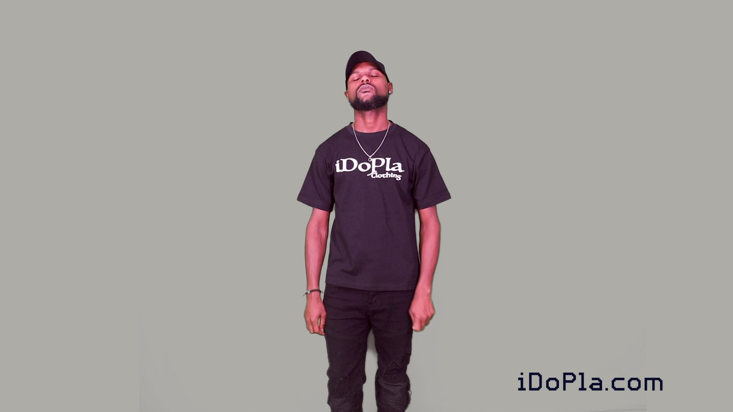 iDoPla Clothing | Black T-shirt